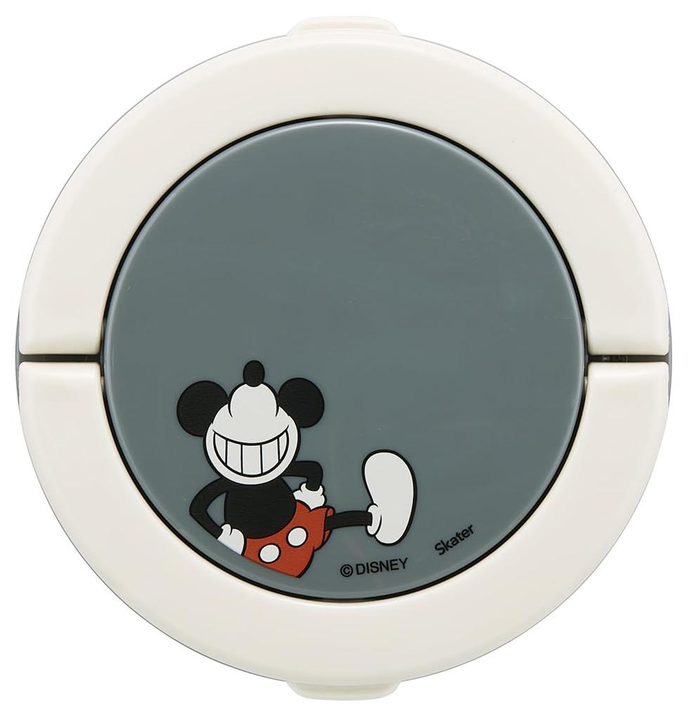 Skater Insulated Lunch with Folding Disney Mickey Mouse Design Jar, 540ml, Handle, Antibacterial, (LDNO6AG)