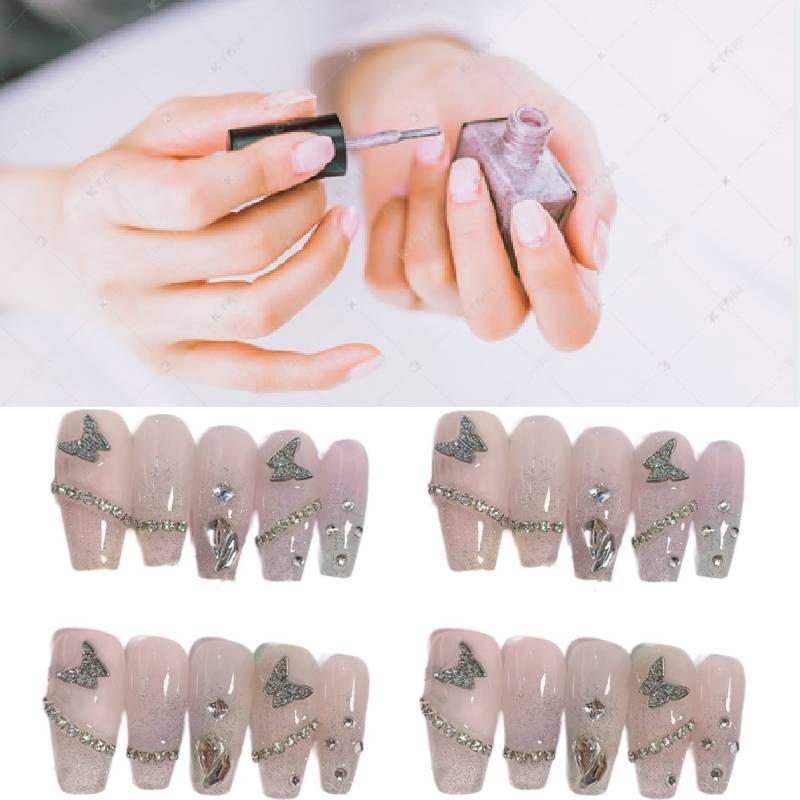 Nail Phototherapy Handmade Patch Metal Butterfly Explosion Flash Detachable
