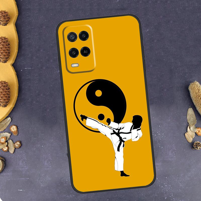 Kung Fu Taekwondo Karate Phone Case For Oppo A79 A18 A38 A58 A78 A98 A17 A40 A60 A80 A16 A76 A96 A15 A74 A94 A54 A77