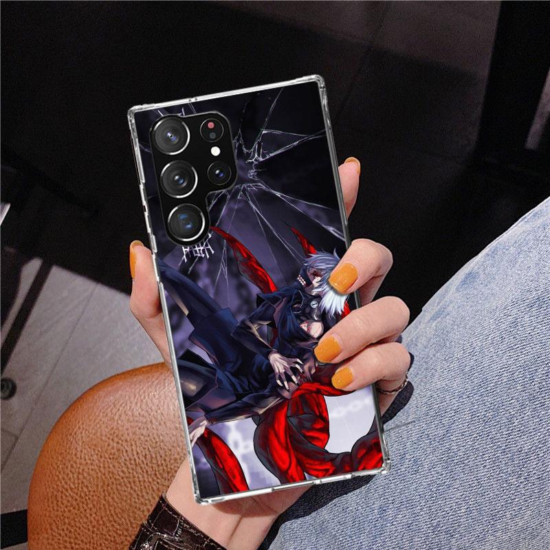 G-Ghoul Tokyo Kaneki Ken Phone Case For Samsung Galaxy S24 S25 Edge S26 Ultra S23 S22 S21 Plus S20 FE + Personalized Print Cover