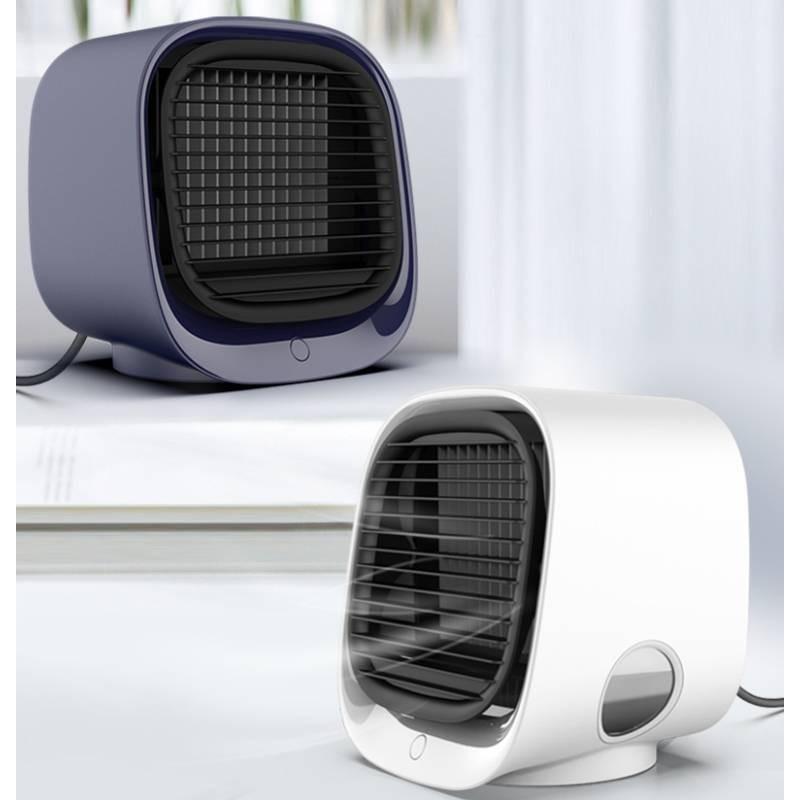 Portable Usb Desk Air Cooler Powerful Cooling Mini Fan With Humidifier For Home And Office Use