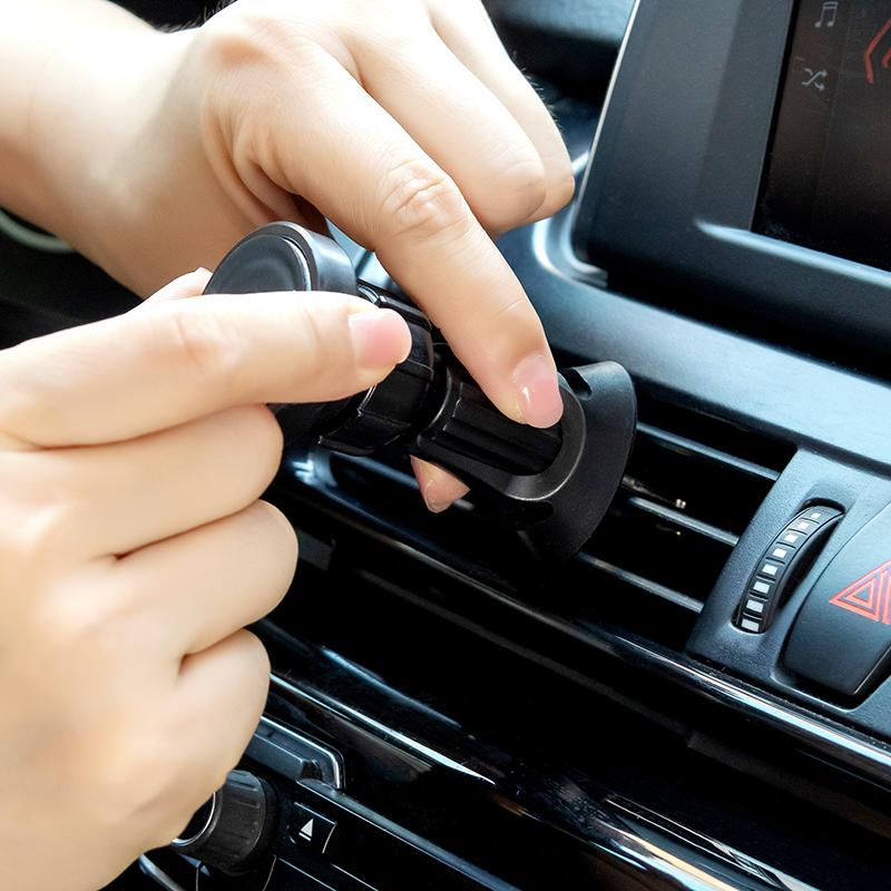 Magnetic Car Phone Holder Ball Head Universal Holder Car Air Outlet Phone Holder Universal Iron Hook Clip
