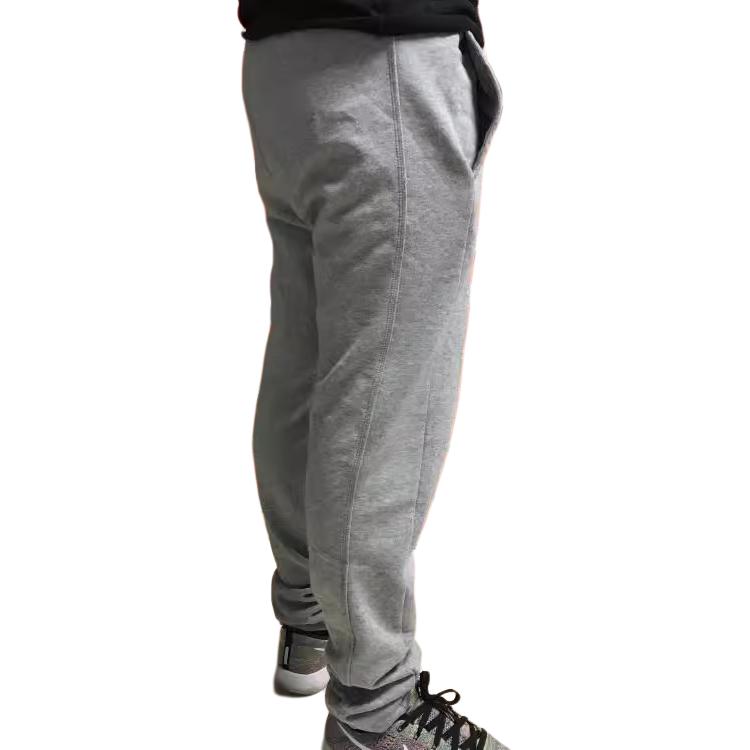 Nike Solid Color Elastic Waist Mid Rise Straight Leg Knit Sports Pants Men Bottoms Gray AO5235-063