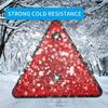 Red Rear Reflectors Triangle Reflective for Gate Posts Safety Reflectors Screw Fit for Trailer Motorcycle Truck Boat 1PC