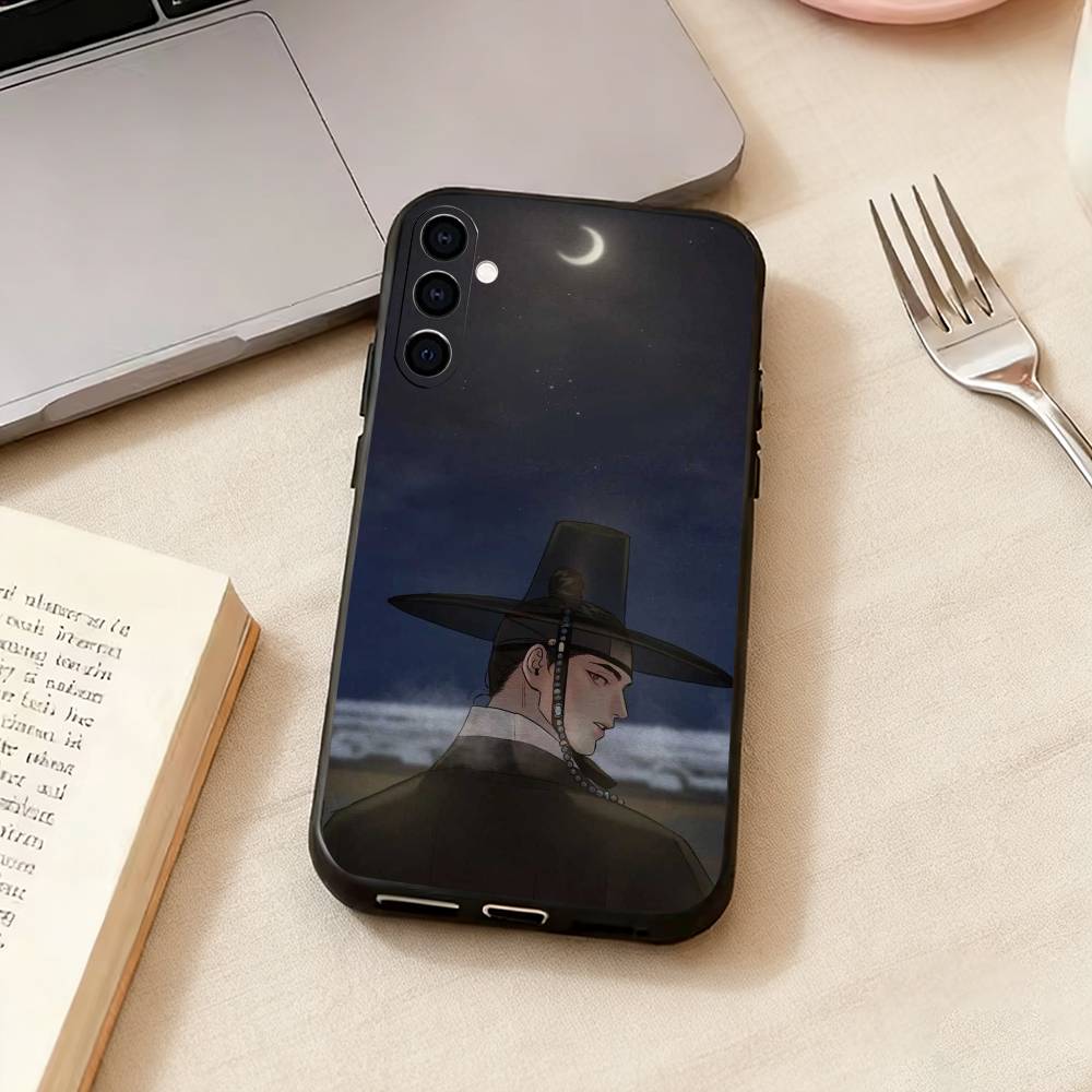 P-Painter of the Night-t Phone Case Black Silicone Soft For Samsung Galaxy A73,A72,A71,A70,A53,A52,A51