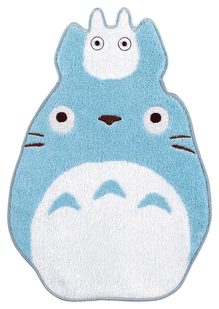 Marushin Mini Studio Ghibli Neighbor Totoro 20 X 28 0590211700 Towel, "My Totoro" Shape, Blue, Approx. Cm, Die-Cut, 100% Cotton,