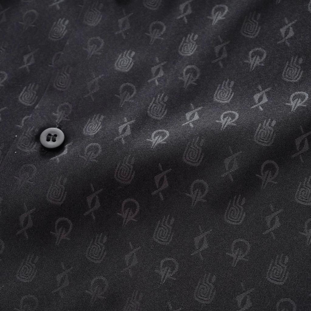 Anta Classic Fashion Trendy Retro Minimalist Comfortable Casual Round Neck Pullover Loose Short Sleeve Shirt Unisex shirts Black 172621112-2