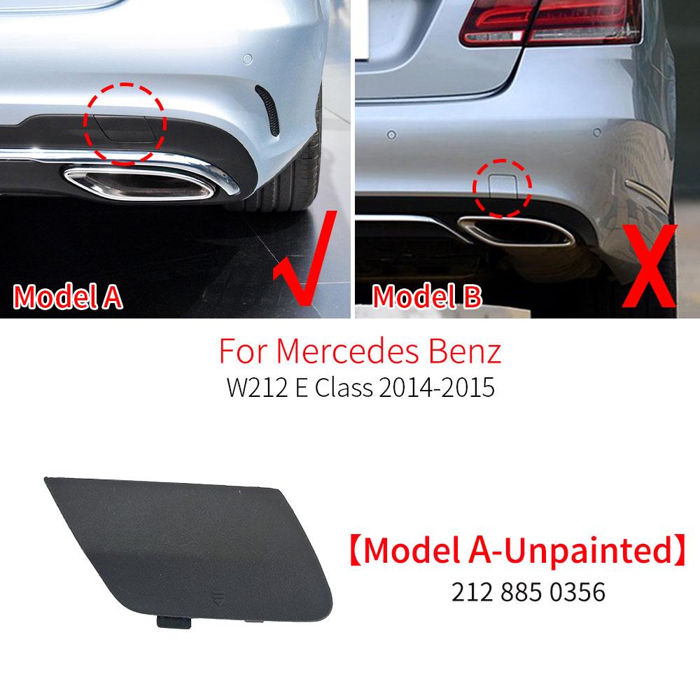 For Mercedes W212 Car Rear Bumper Tow Hook Cover Cap Accessory Replacment For Benz E Class E200 E230 E250 E260 E300 E350 E63 AMG