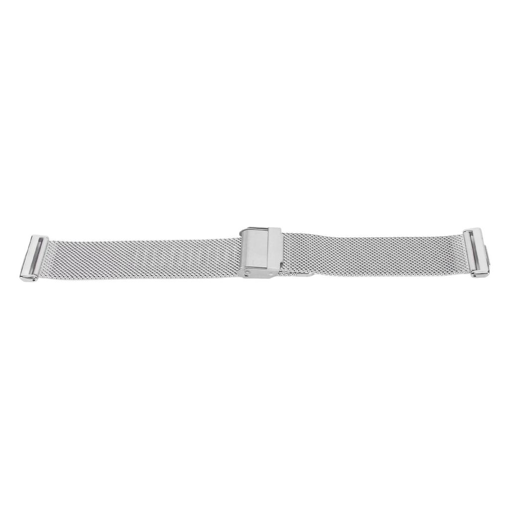 Stainless Steel Watch Strap Adjustable Wristband with Metal Buckle Watch Band for Huawei Watch Fit 2 Silver