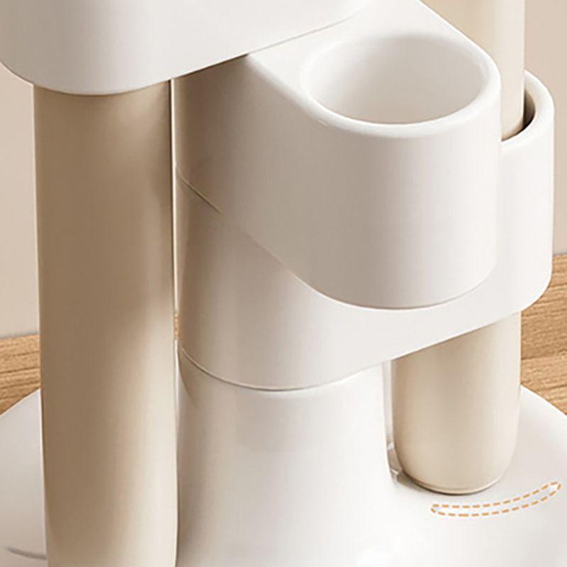 Briskstyle 4otvorový 360stupňový otočný stojan držák na zubní kartáčky