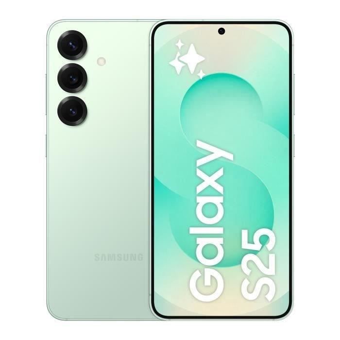 Refurbished - SAMSUNG Galaxy S25 AI Smartphone 512 Go Vert D'eau