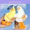 Cute Yellow Duck Plush Pendant Keychain Adorable Animal Doll For Backpack Charm