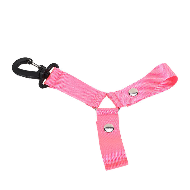 Nylon Buckle Straps Backpack Accessories Cheerleading Straps Double Pompoms Triangle Buckle Decorative Straps For Decoration Cheerleading Activities