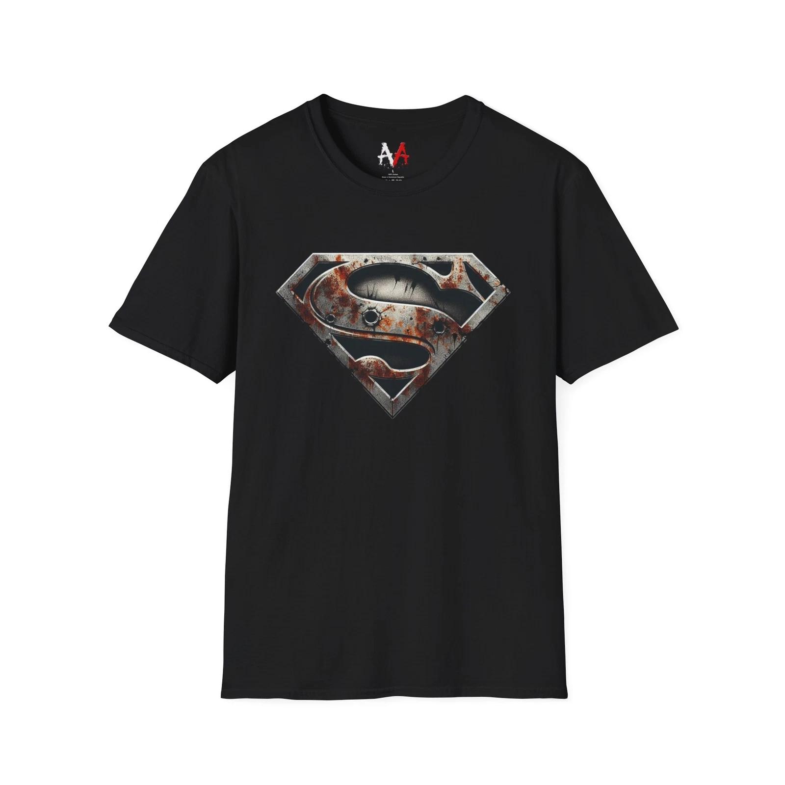 Metal Superman T-Shirt – Bold and Iconic Kryptonian Design XL