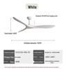 Variable Frequency Ceiling Fan with Light and Remote Control, Solid Wood Blades, for Living Room, Dining Room, Bedroom