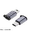 1Pc Usb-C To Micro Usb Mini Usb Adapter Type-C Female To Micro Usb Male Converter For Phone Tablet Camera Charging Adaptor