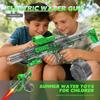 Simulated Firing with Recoil Electric Water Gun Toys Full Automatic Sensor Lights Water Pistol Summer Outdoor Games for Children