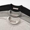 FOG ESSENTIALS Saison 8 Beflocktes Rundhals-Sweatshirt für Herren, lockere Passform