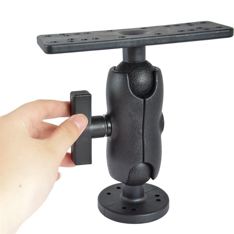 360-Grad-Schwenkhalterung Kajak Fishfinder-Platte Drehbar Marine-Kajak Elektronischer Fishfinder-Halter Basis Bootszubehör
