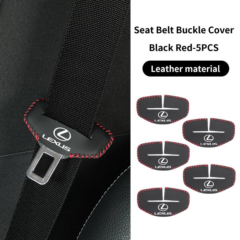 Car Accessories Seatbelt Shoulder Cover Leather Protector Pad For Lexus CT200h ES250 ES300h IS250 IS200 GS300 GS460 GX470 LS400NO3