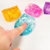 4pcs Glitter Ice Cube Stress Balls, Colorful Needoh Ice Cube Fidget Toy Funny