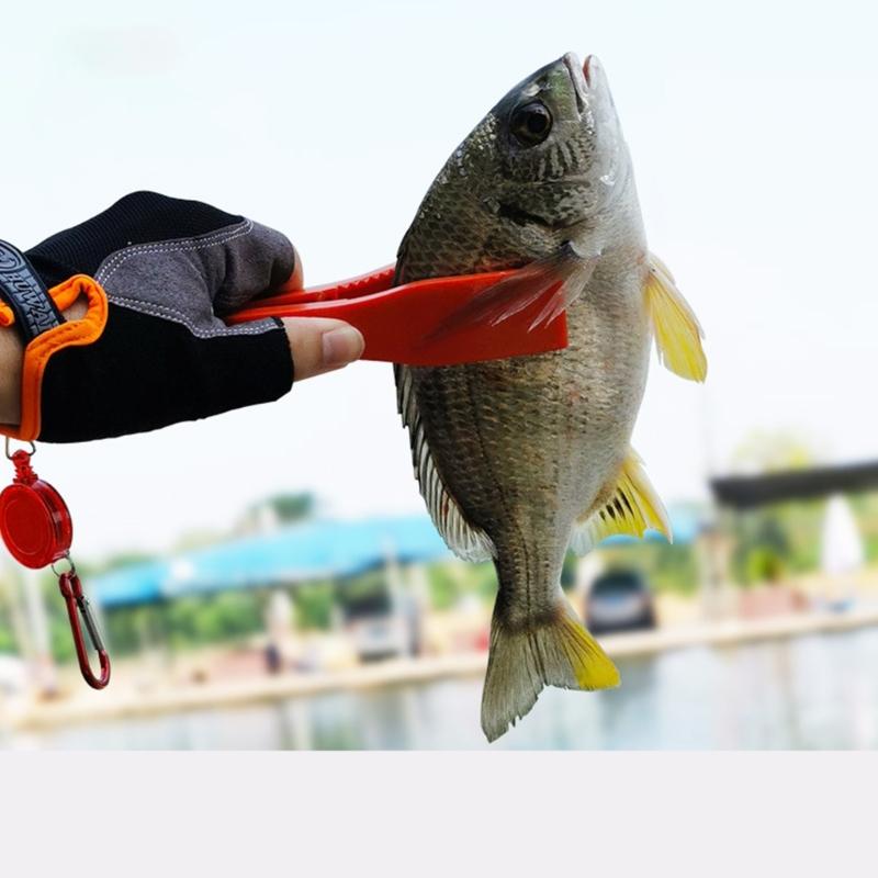 Fish Control Forceps Catcher Gripper Plastic Fishing Pliers Grip Holder Fishing Tackle Accessories Fish Control Clamps