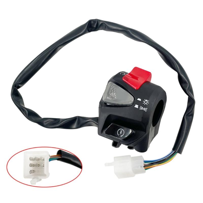 Motorradschalter Griffschalter Hupenknopf Blinker Elektrischer Nebelscheinwerfer Licht Start Lenker Controller für PCX150