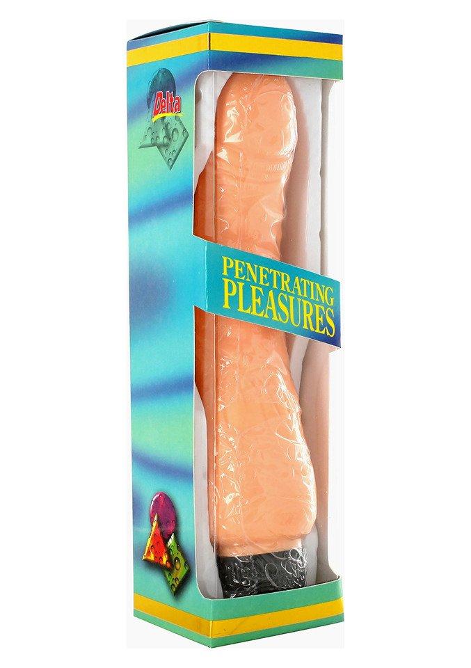 Flesh Natural Latex Vibrator 13000