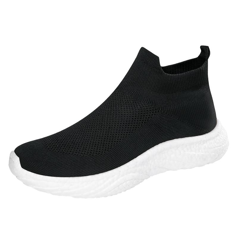 Mode Frühling und Herbst neue Herren- und Damen High-Top Casual Sportschuhe Walking Laufschuhe Fitnessschuhe Mesh-Oberfläche atmungsaktiv