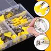 30pcs Hand Twist Design Stainless Steel Hose Clamps Butterfly Hose Clamp  Air Pipe
