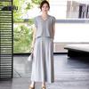 Women's Cooling T-Shirt & Wide-Leg Pants Set
