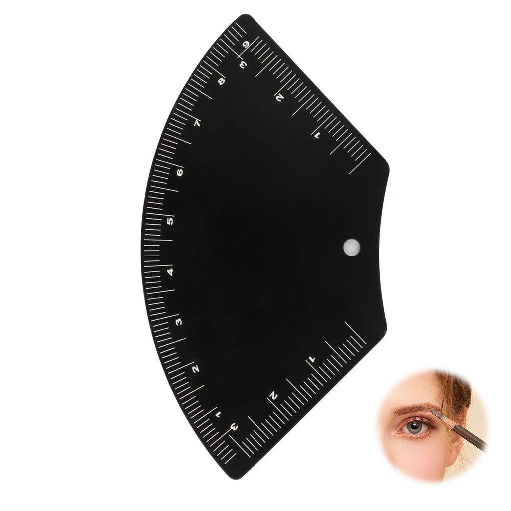 Multi Function Eyebrow Shaping Tool with Precise Measurement Guides Adjustable Brow Stencil for Symmetrical Brow Design