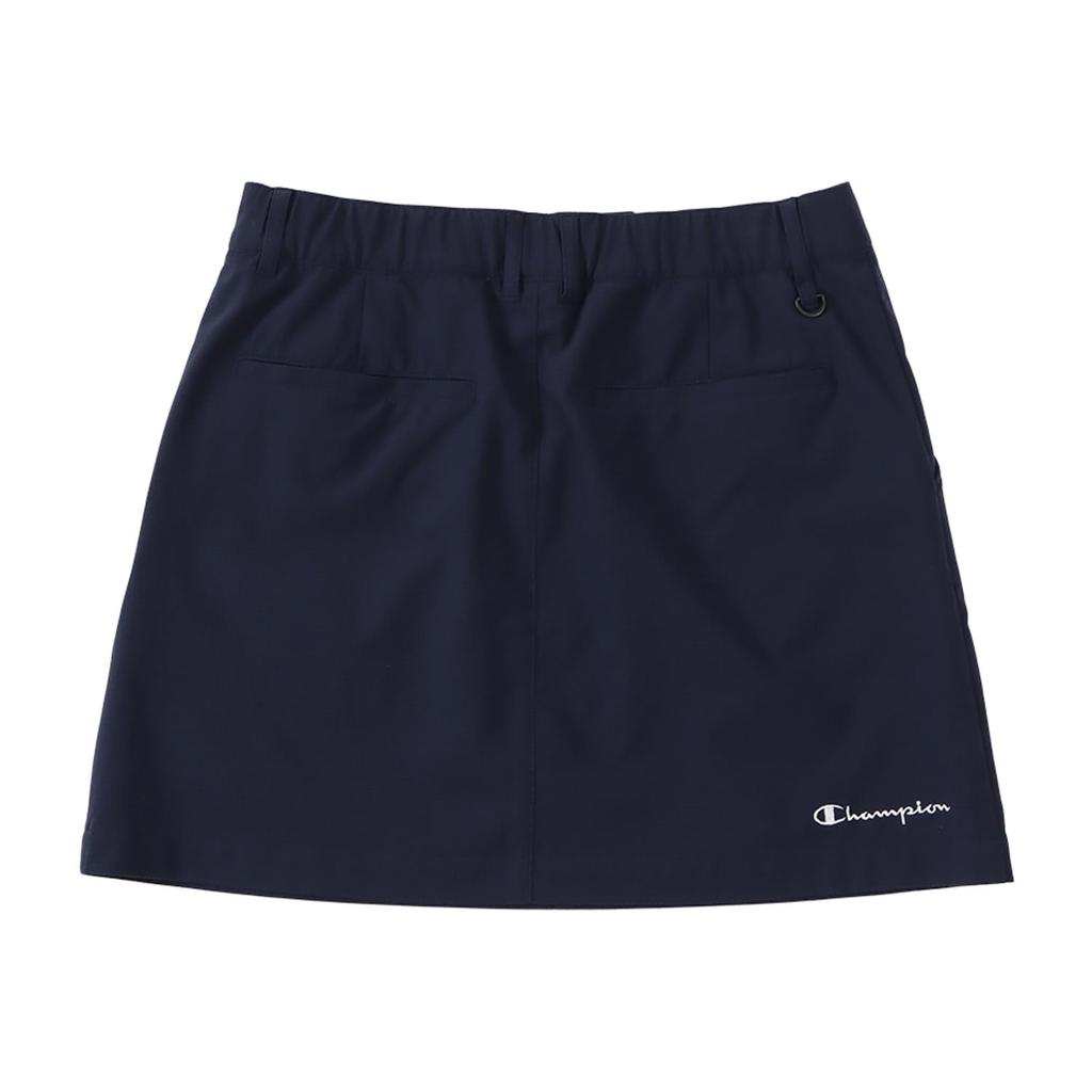 Shorts Stretch Script Logo Shorts Golf Navy [Champion] Women's CW-ZG208