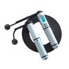 2 In 1 Jump Rope Adjustable Skipping Rope with Calorie Counter Digital Counting Jump Rope with Ball Bearings for Fitness  White and Black