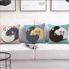 Süßer Cartoon-Ratten-Kissenbezug Kissenbezug Dekoration Zimmer Zuhause Sofa Wohnzimmer Büro Auto Nordische Schlichtheit