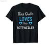 ZX Rottweiler Funny Dog Owner Gift Dog Lover TShirt 100 Cotton Men Women Unisex Hip Hop T Shirts For Gift Size XS5XL