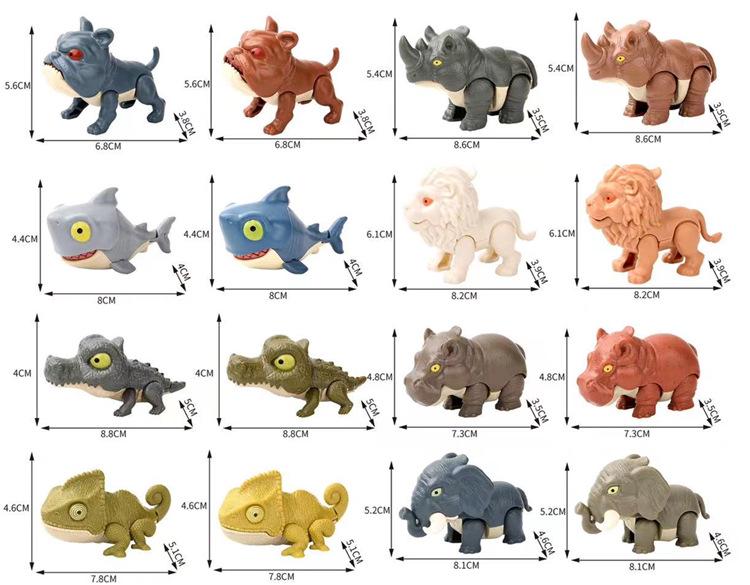 New Children's Educational Finger-Biting Dinosaur Toy Set - Blind Bag Edition