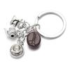 Cartoon Coffee Themed Key Holder With Detailed Bean Design Functional Fashionable Daily Charm Enhancement