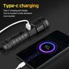 1200LM Super Bright Zoom LED Flashlight 5 Modes USB Rechargeable Tactical Lantern Outdoor Camping Fishing Torch With Power Bank