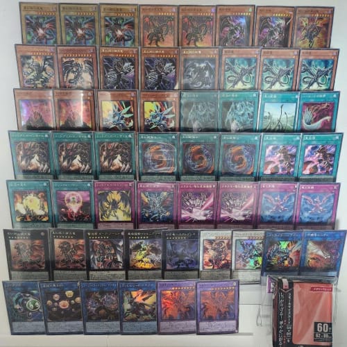[Deck Sale] Red-Eyes Black Dragon Deck, Red-Eyes Deck, Pre-built Deck with Sleeves, Red-Eyes Black Star Dragon, Red-Eyes Black Full Metal Dragon