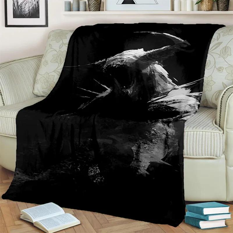 Gothic Horror Skull Ghost Cartoon Blanket Soft Throw for Home Bedroom Bed Sofa Picnic Travel Office Cover Kids