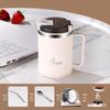 Stainless Steel Mug with Lid & Spoon - Perfect for Coffee, Tea, or Travel