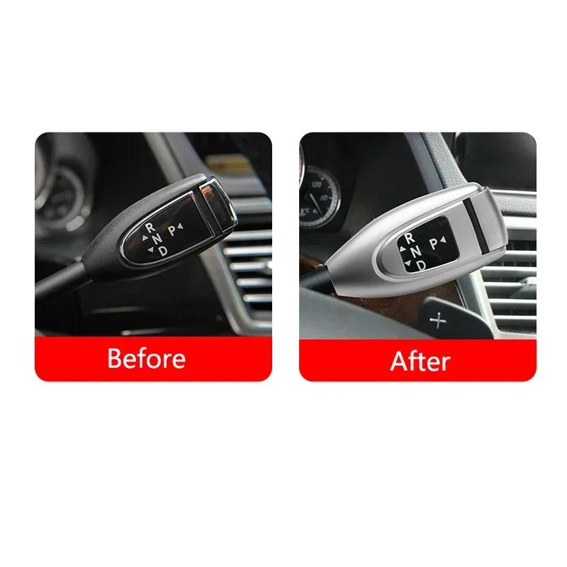 Car styling Wiper Shift lever Cruise sequins Cover trim frame stickers for Mercedes Benz C E S Class W204 W212 W221 Accessories
