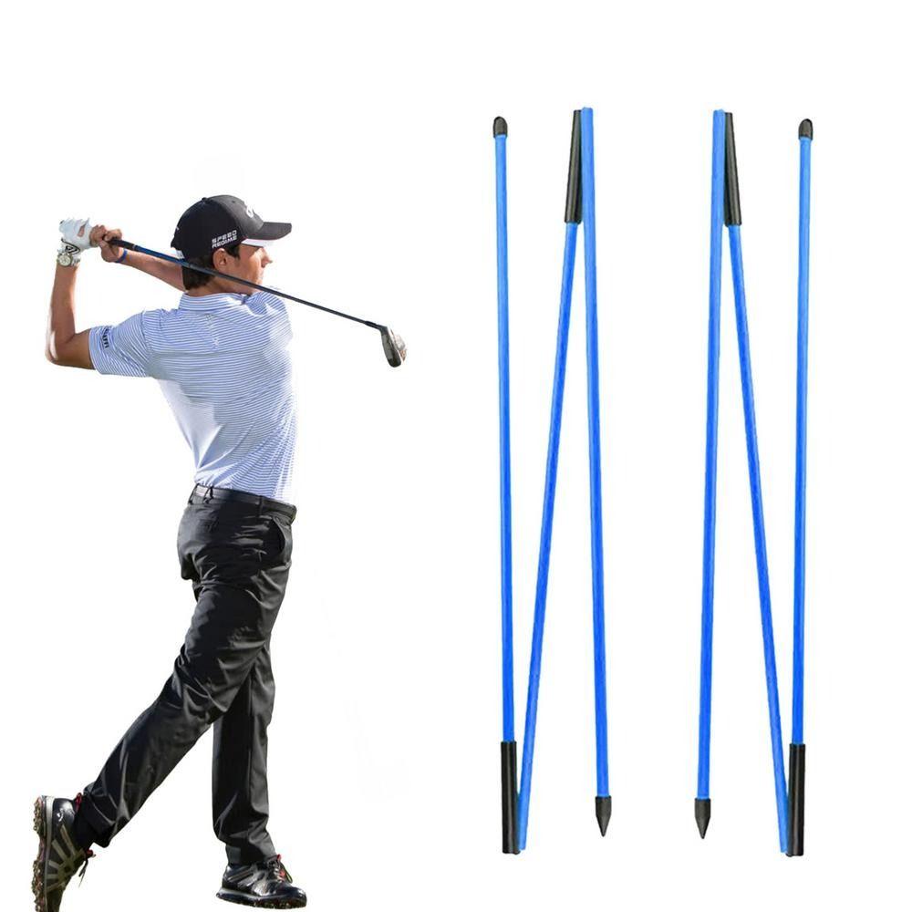Collapsible Golf Practice Rods Folding Folding Direction Indicator Stick  Golf Swing Trainers