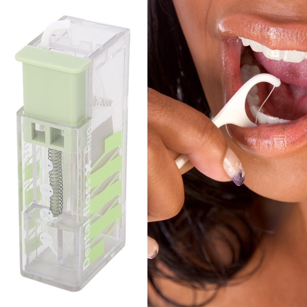 

3 Pcs Refillable Dental Floss Dispenser Portable Floss Pick Holder Travel