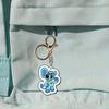 Cartoon Animal Smiling Acrylic Smiling Animal Pendant Keyring Bag Backpack Key Phone Accessories