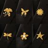 European & American Stainless Steel Luxury Brooch - Non-fading, Niche Design, Anti-exposure, Elegant Lapel Pin.