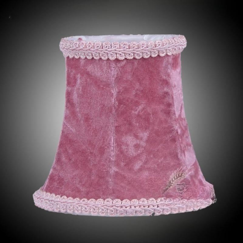 Vintage Small Lampshade Flannel Velvet Fabric Retro Chandelier Mini Lamp Shade Bedroom Lamp Chandelier Lampshades