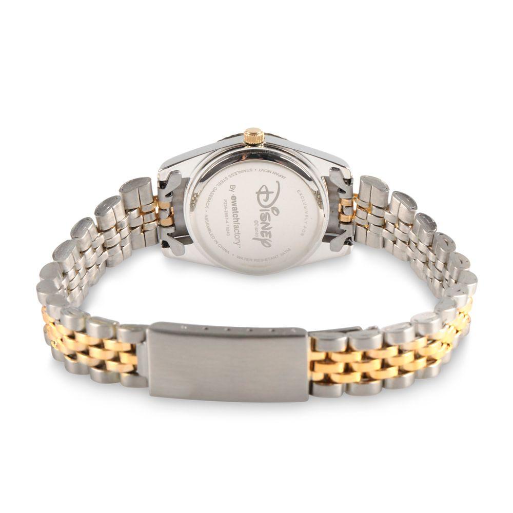 Oficjalny produkt Disneya Myszka Miki dwukolorowy zegarek ze stopu dla kobiet.