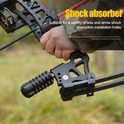 Bow Shock Absorber Archery Compound Bow Stabilizer Bow Riser Extension Dampener Target Quick Disconnect Silencers Recurve Bow Hunting Shoot Accessory